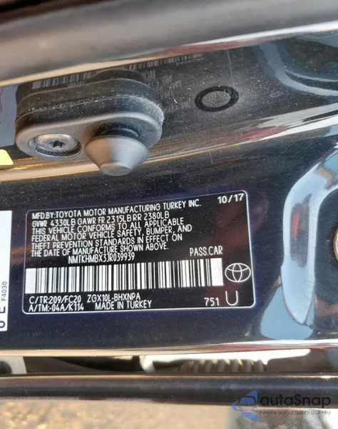 2018 Toyota C-Hr Xle from USA, damaged, VIN NMTKHMBX3JR039939